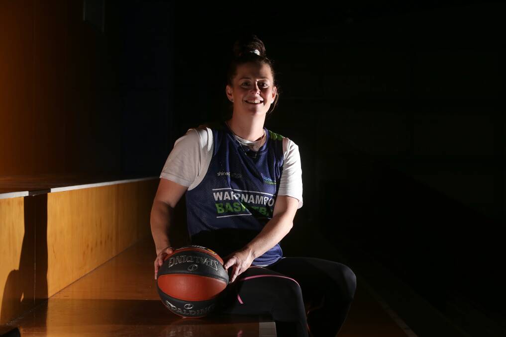 FAMILIAR FACE: Jae Leddin's links to Warrnambool Mermaids' basketball stretch back to her teenage years. Now 37, she is one of the team's leaders. Picture: Mark Witte