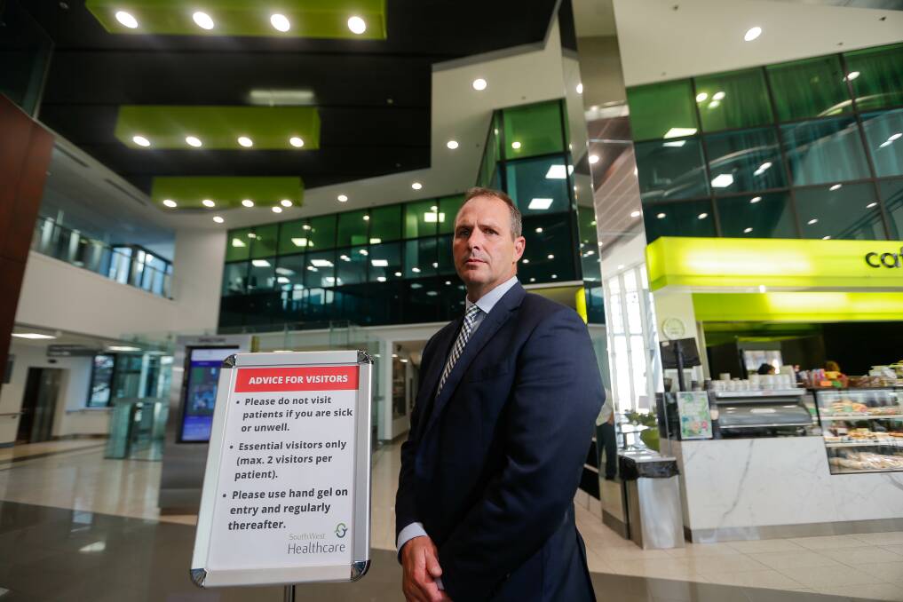 South West Healthcare chief executive officer Craig Fraser. Picture: Anthony Brady