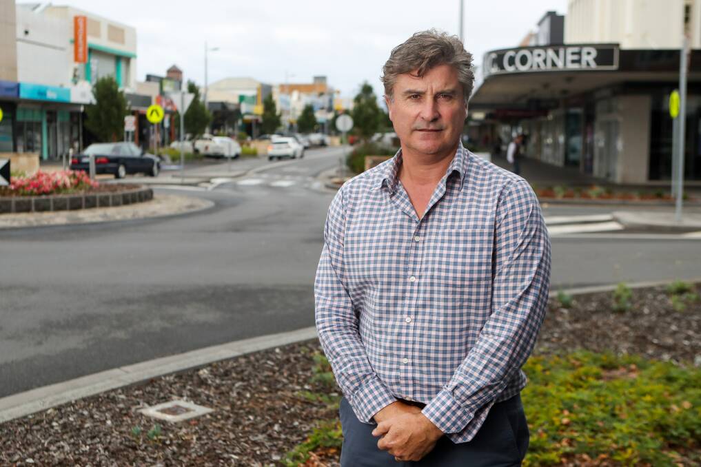 ADVICE: Warrnambool mayor Tony Herbert says "if businesses are a bit lost at sea at what to apply for, call the council". Picture: Morgan Hancock
