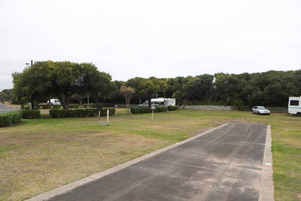 CLOSED: Council-run caravan parks have emptied as the councils shut the parks to deter travel amid the coronavirus pandemic. pictured is Surfside Holiday Park.