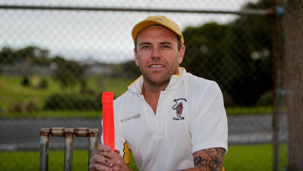 New Merrivale Cricket Club coach Justin Lynch. The Tigers are keen to play some fixtures under lights. Picture: Anthony Brady