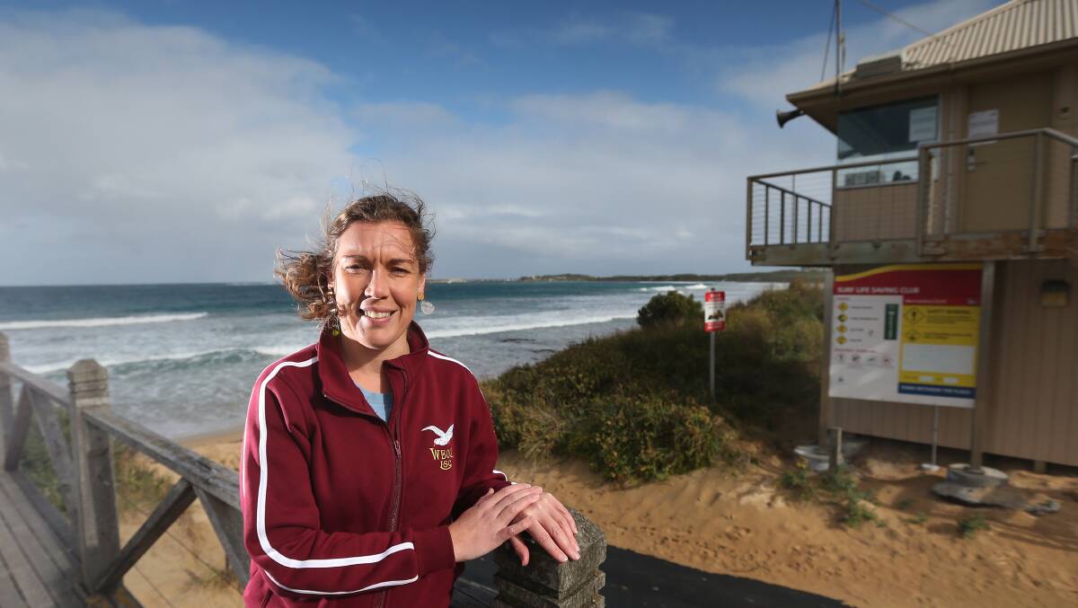 SECOND HOME: Warrnambool Surf Lifesaving Club volunteer Jo McDowell opens up about why she returns to the club each summer. Picture: Mark Witte