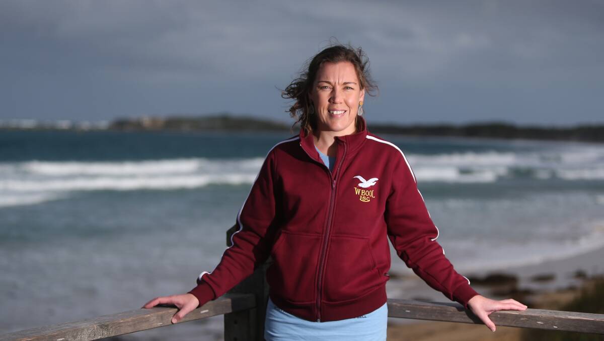 DEDICATED: Jo McDowell is proud to have been a volunteer at the Warrnambool Surf Lifesaving Club for seven years. Picture: Mark Witte