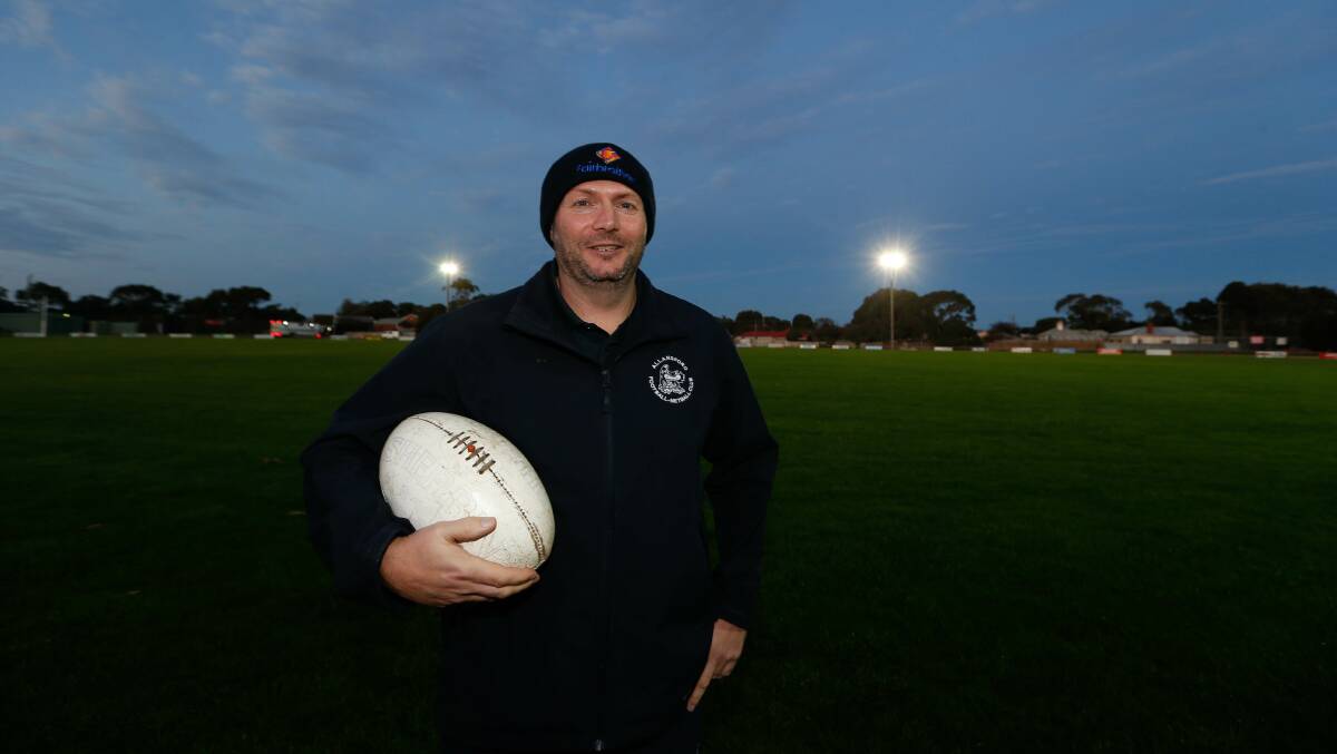 STEP FORWARD: Allansford Coach Ben Price says the club's seniors and under 18s can now both train on the same night following changes to training protocols. Picture: Anthony Brady