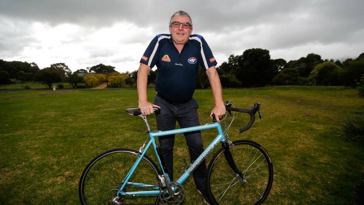 HAPPILY RETIRED: Former Olympic cyclist Michael Lynch has put away the bike since he finished the sport. Picture: Anthony Brady