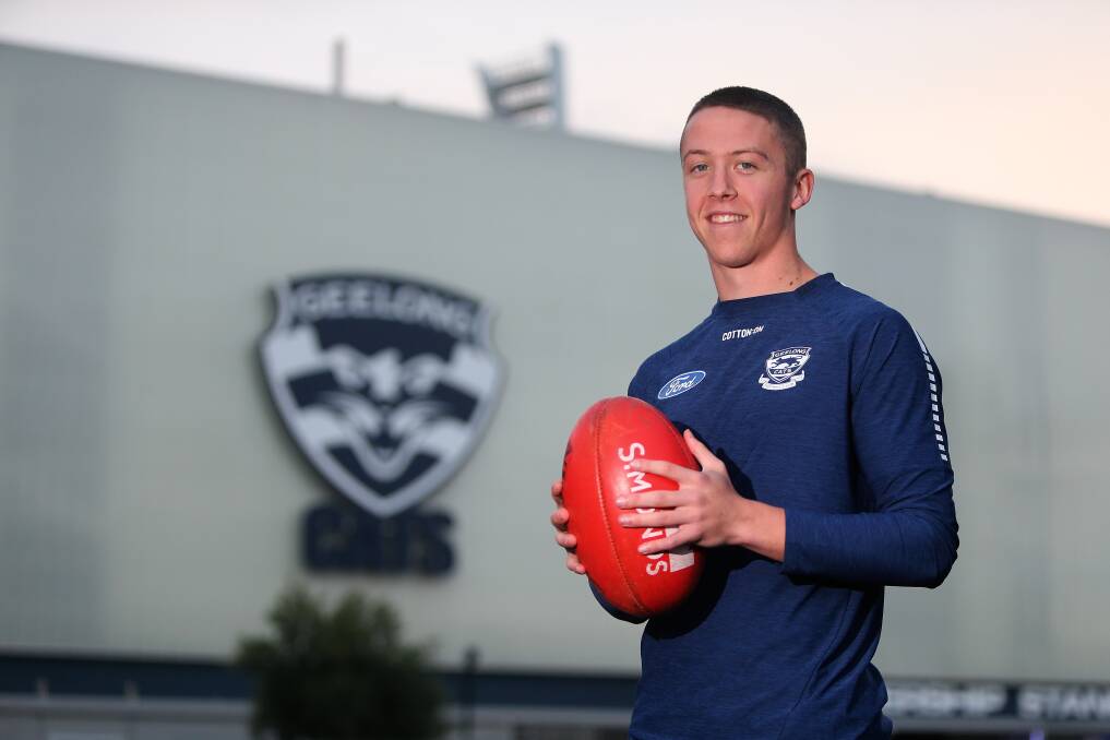 WAITING GAME: Warrnambool export Mitch Burgess had signed with VFL club Geelong for 2020 and is also part of NAB League club GWV Rebels. Picture: Mark Witte
