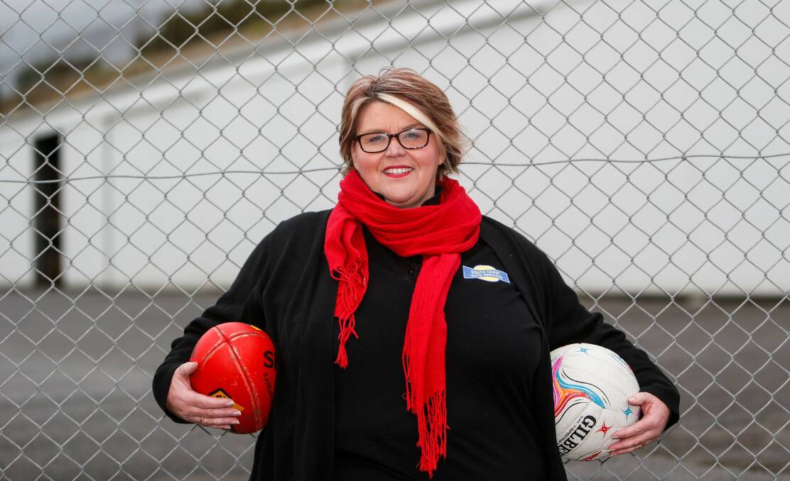 Leader: Warrnambool and District Football Netball League president Kylie Murphy. Picture: Anthony Brady