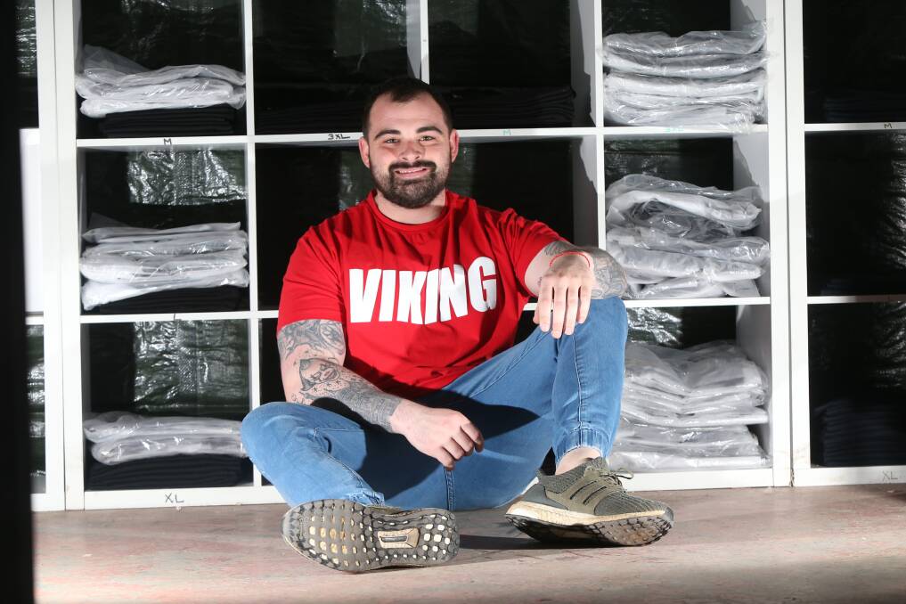SUCCESS: Jake Gerasimchuk owns a successful business in Warrnambool called Viking. Picture: Mark Witte