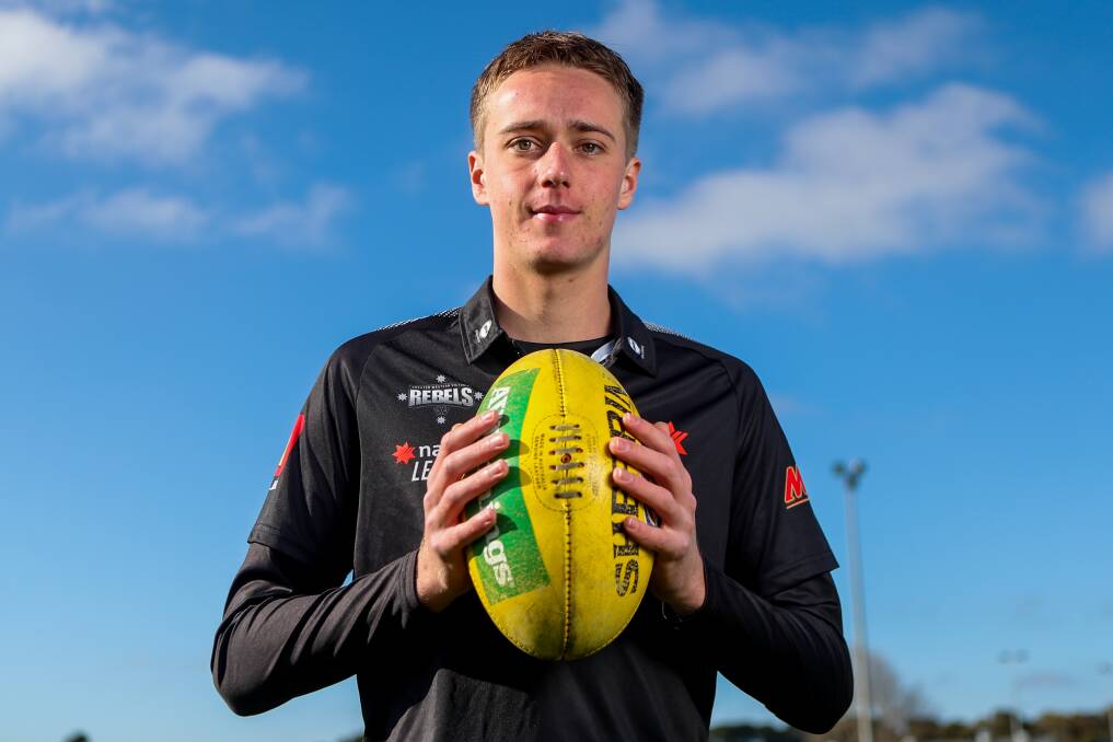 HOPEFUL: Greater Western Victorian Rebels footballer Patrick Rea, of Warrnambool, wants to get a chance at NAB League level in 2020. Picture: Morgan Hancock
