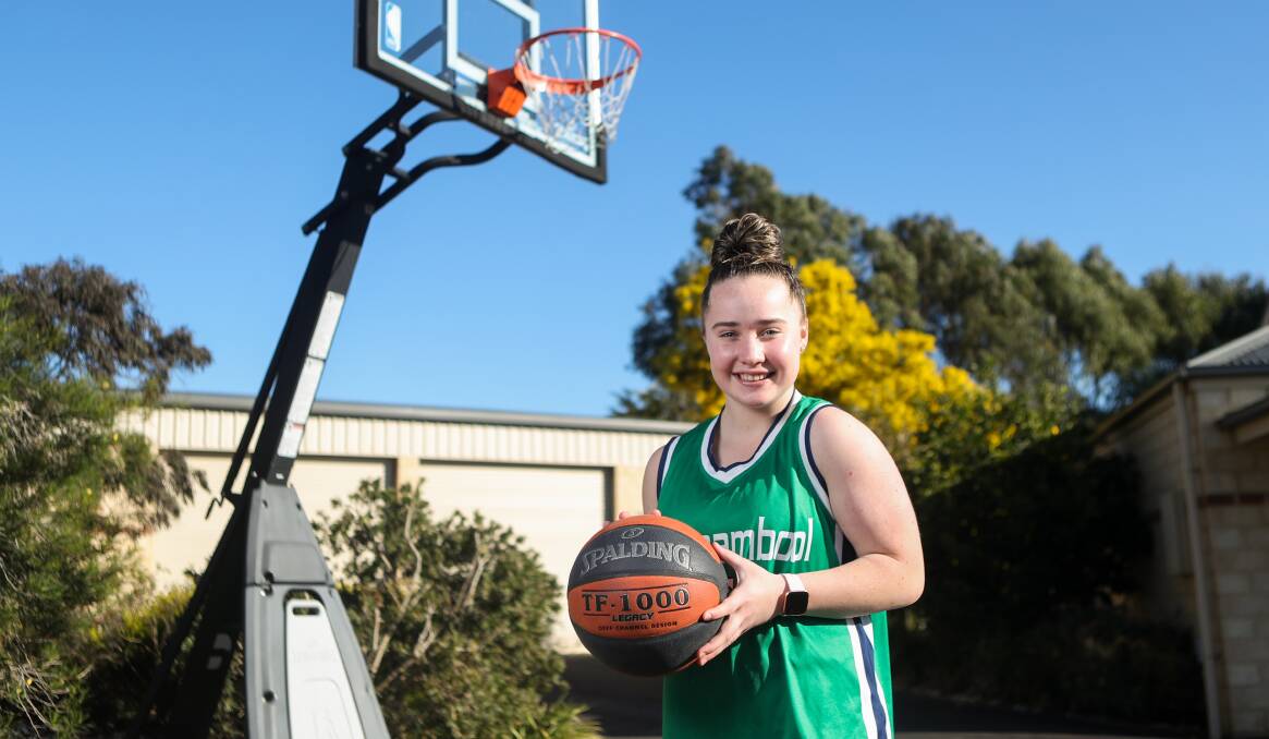 Great honour: Warrnambool Mermaids' basketballer Mia Mills has been selected for the under 16 girls State Development Program. Picture: Morgan Hancock