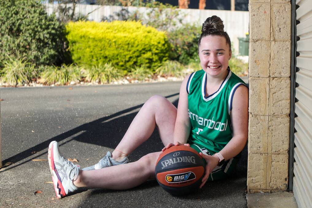 COMMITTED: Allansford-based basketballer Mia Mills is working on her coaching skills as well enhancing her game-day effort. Picture: Morgan Hancock