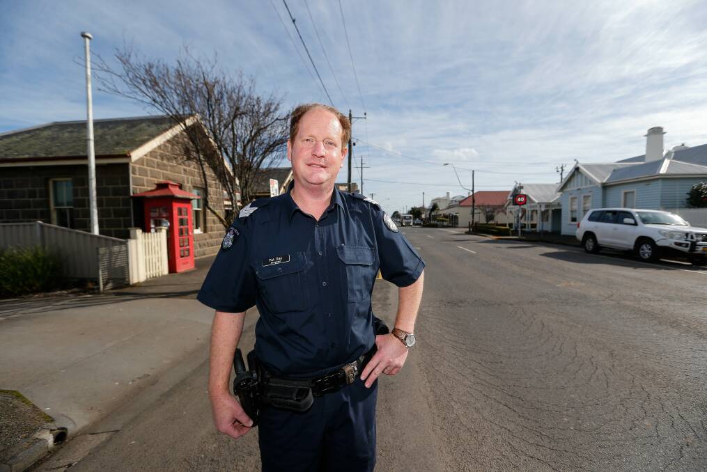 Sergeant Patrick Day from Koroit police. Picture: Anthony Brady