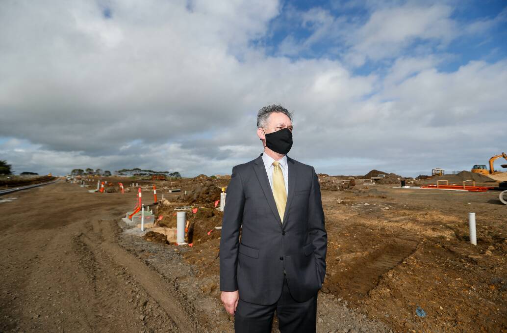 Cr Mike Neoh said construction would be a major focus if he were re-elected. Picture: Anthony Brady
