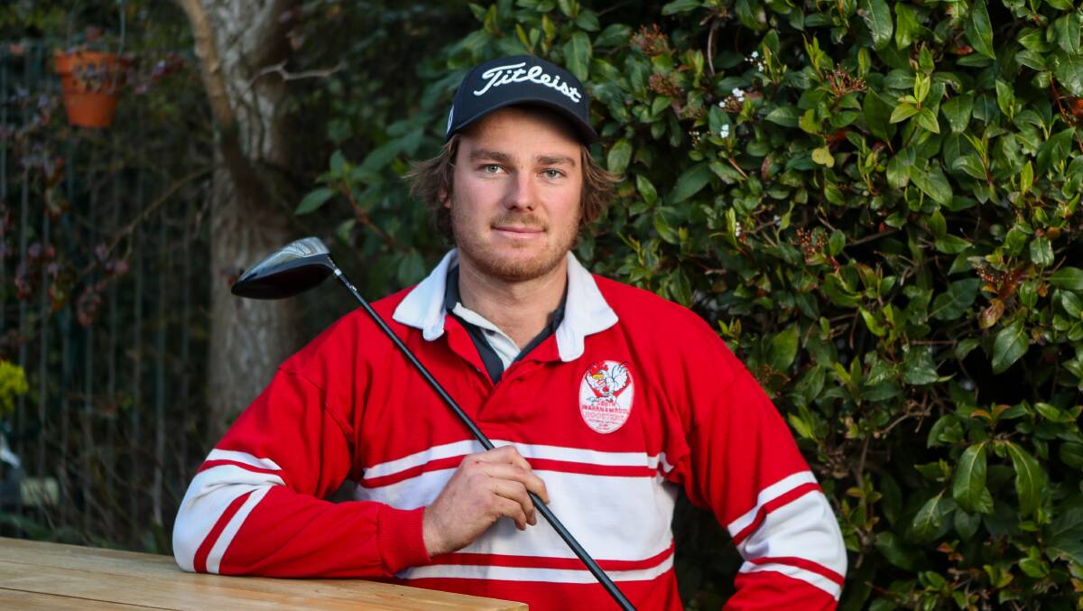 NEW HORIZON: South Warrnambool co-captain Liam Youl has switched over to golfing in footy's COVID-19 shutdown. Picture: Morgan Hancock