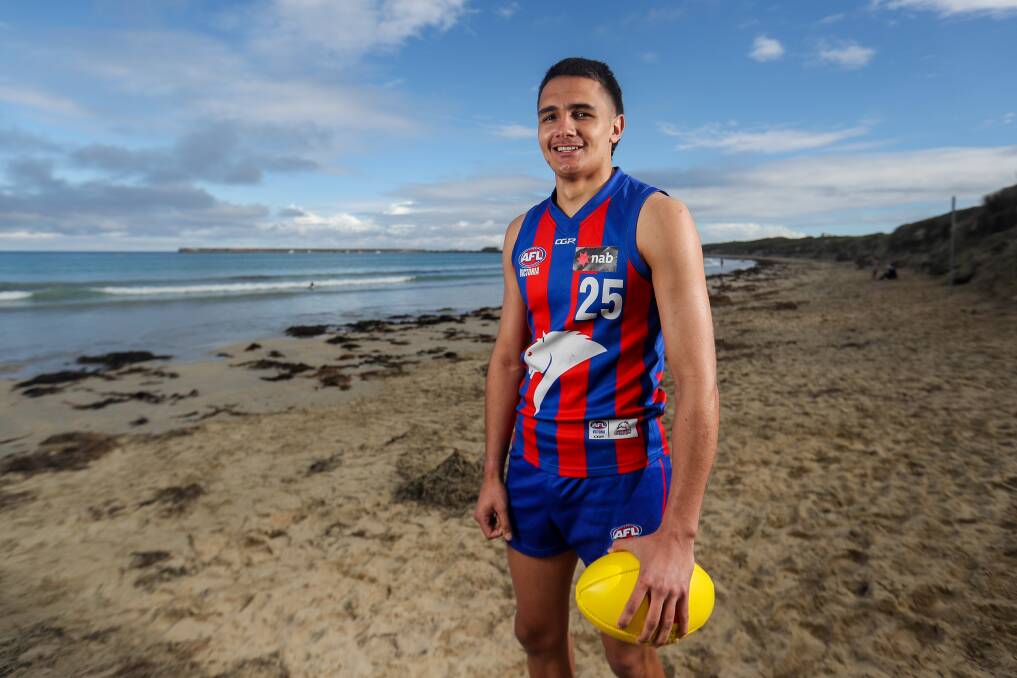 HIGH HOPES: Western Bulldogs' Academy prospect and Warrnambool local Jamarra Ugle-Hagan is expected to be a high draft pick in 2020. Picture: Morgan Hancock