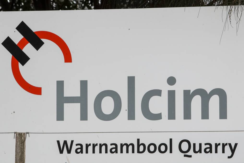 Holcim Australia - Warrnambool Quarry. Picture: Morgan Hancock