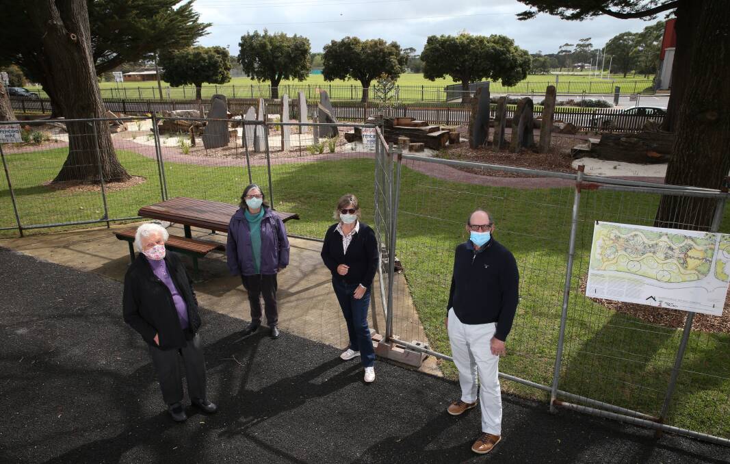 EXCITING: Friends of the Warrnambool Botanic Garden members Pat Varley, Janet MacDonald, Mandy King and Neil McLeod. Picture: Mark Witte