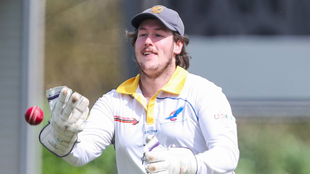 NEW START: Jayden Salmon will take on Allansford-Panmure's wicketkeeping duties while Rowan Ault is injured. Picture: Morgan Hancock