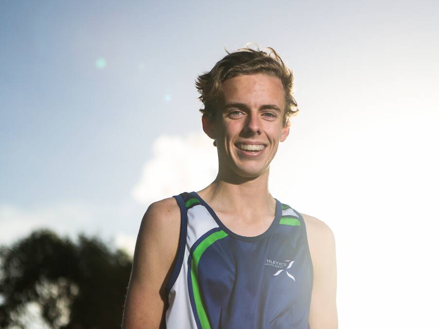Aiming high: Athletics South West Turbines competitor Josh Bail wants to represent the nation in distance running. Picture: Morgan Hancock