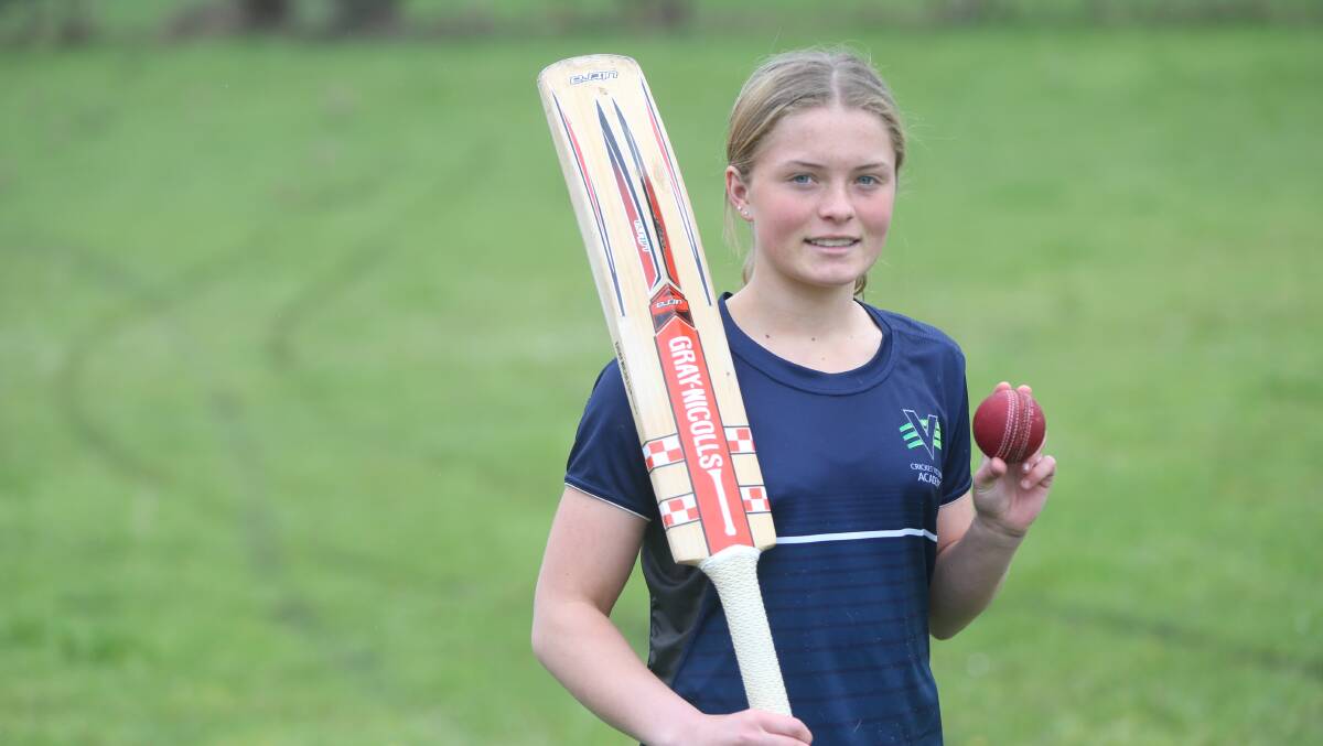 FAST START: Milly Illingworth scored 101 on the opening day of the Western Victoria Girls Shield.