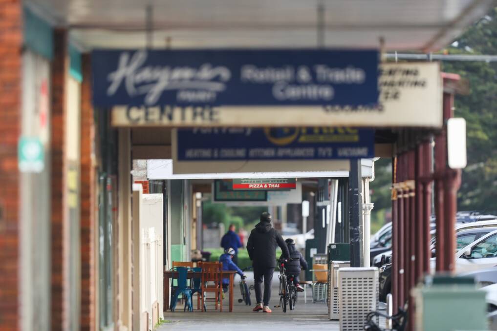 SHOP ON: Sackville Street Port Fairy during the height of the pandemic lock-down. Moyne Shire is encouraging people to shop local now restrictions have eased. Pictured: Picture: Morgan Hancock