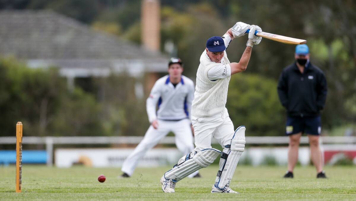 FINE FORM: Mortlake's Shane Slater blasted an unbeaten 57 on Saturday. Picture: Anthony Brady