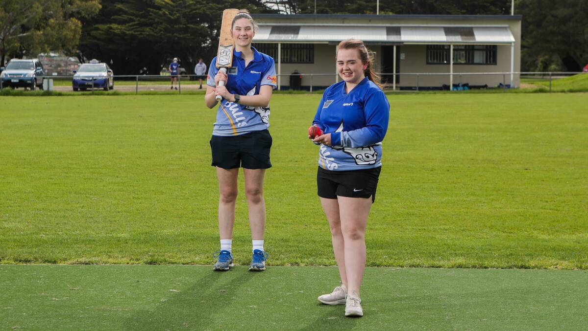 HAVE A CRACK: Carly Mittermair and Jacoba Mungean are looking for players to join Brielry-Christ Church's inaugural senior women's side. Picture: Morgan Hancock