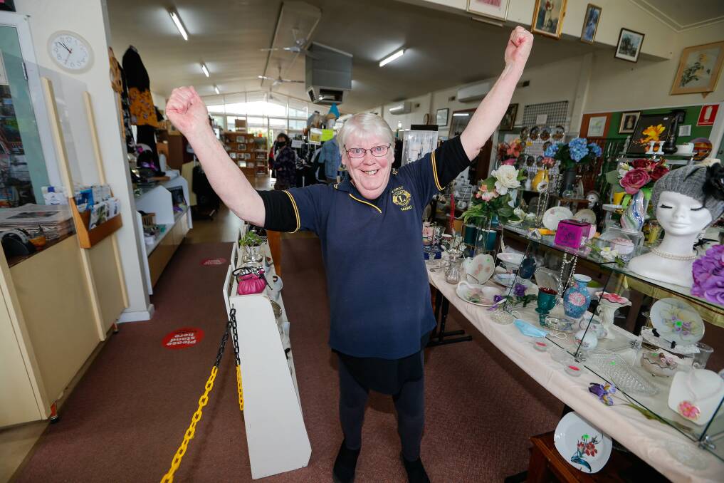 Koroit Lions Club Op Shop manager Marg Everard. Picture: Anthony Brady