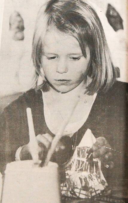 FOCUS: Sarah Stewart at Port Fairy Kindergarten in 1983.