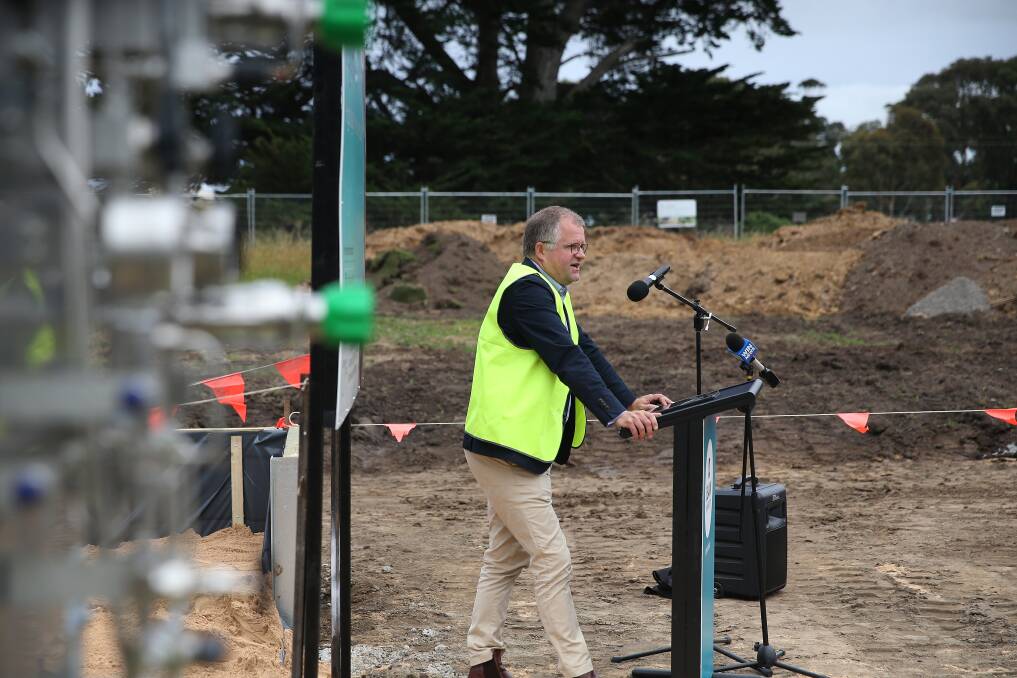 Deakin University Vice Chancellor Iain Martin said the $2.3 million test bed project would create up to 15 direct jobs and "hundreds" of indirect jobs and training opportunities. Picture: Mark Witte