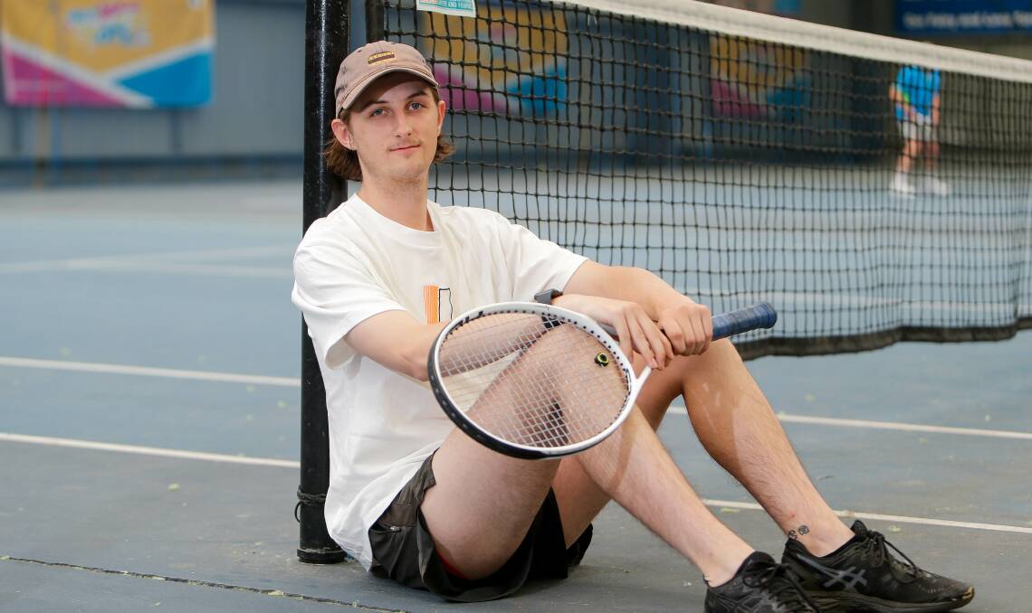 Mentor: Warrnambool Indoor Tennis Centre coach Ben Wilde. Coaching will continue to be offered beyond WITC's stay at Mortlake Road. Picture: Anthony Brady