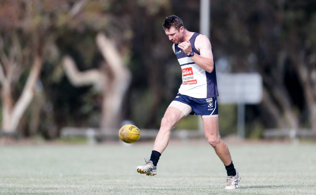 BACK IN BLUE: Rob Bright has returned to Warrnambool for the 2021 Hampden league season after a stint with Warrnambool and District league outfit Merrivale. Picture: Anthony Brady