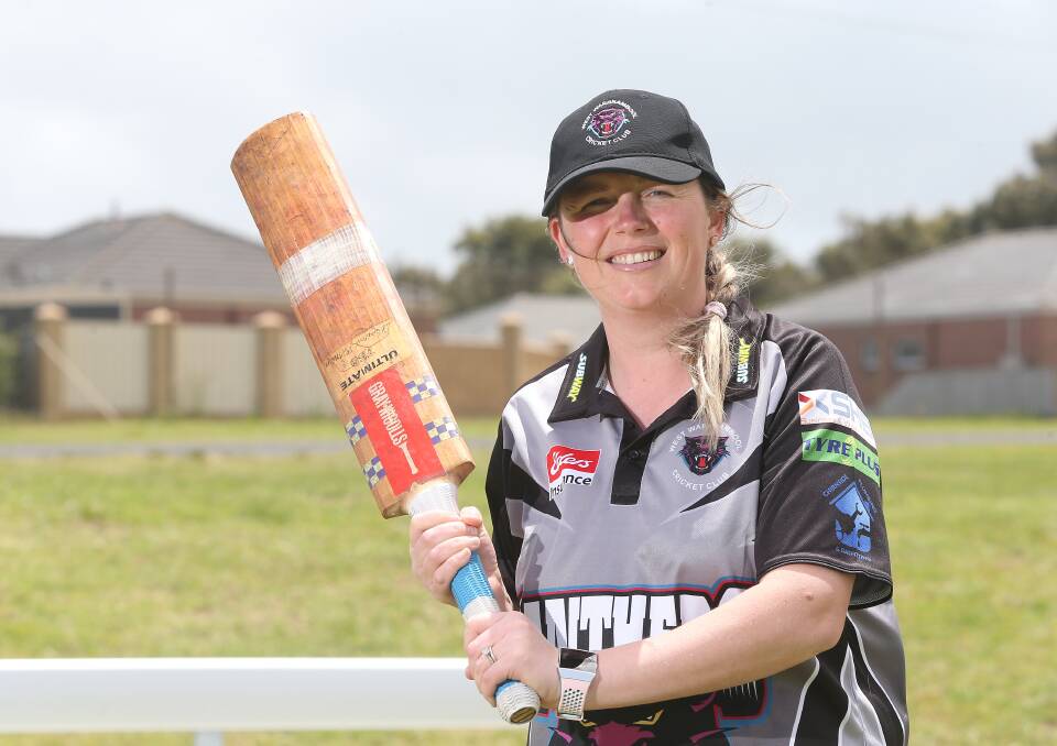 Great fun: West Warrnambool cricketer Lisa Heeps is thrilled to be part of the new WDCA women's competition. Picture: Mark Witte