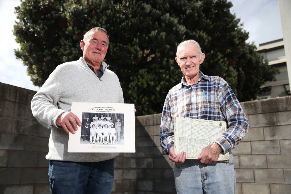 HISTORY: Rodger Henderson and Kevin White are synonymous with Grassmere Cricket Association. Picture: Mark Witte 