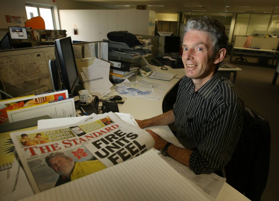 Peter Collins, pictured in 2012, was a long-serving journalist at The Standard. His career spanned more than four decades. 