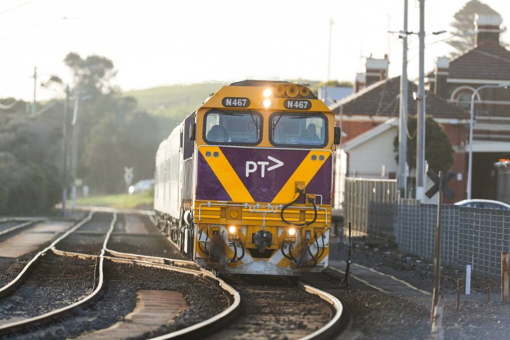 Ready to go: The Warrnambool line will be further upgraded with works to start within a year.