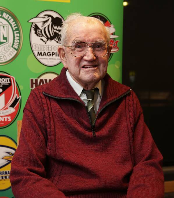 Inducted: Bernie Dowling pictured at his HFNL hall of fame induction in 2013.