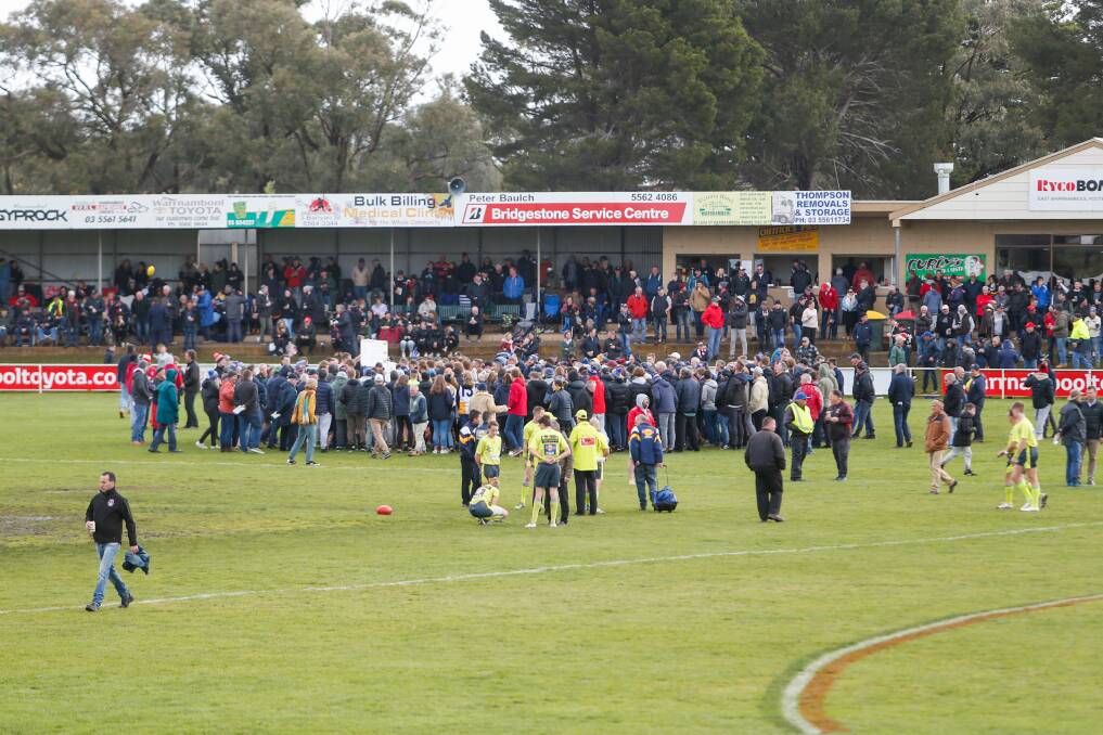 Flashback: Will footy matches go ahead across the region and be allowed crowds like this?