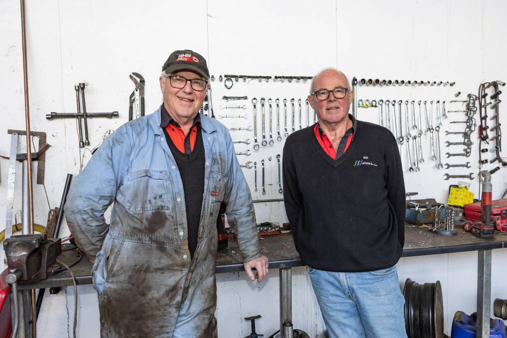 Brothers Mark and Bill Aitken are looking forward to their retirements. Pictures by Anthony Brady