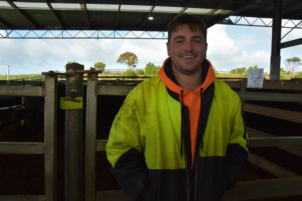 NO RELATION: Vendor Jack Kelly, Rockbank, Panmure - who is no relation to the J&J stock agent - sold 18 Angus steers, 288kg, for 656c/kg or $1890.