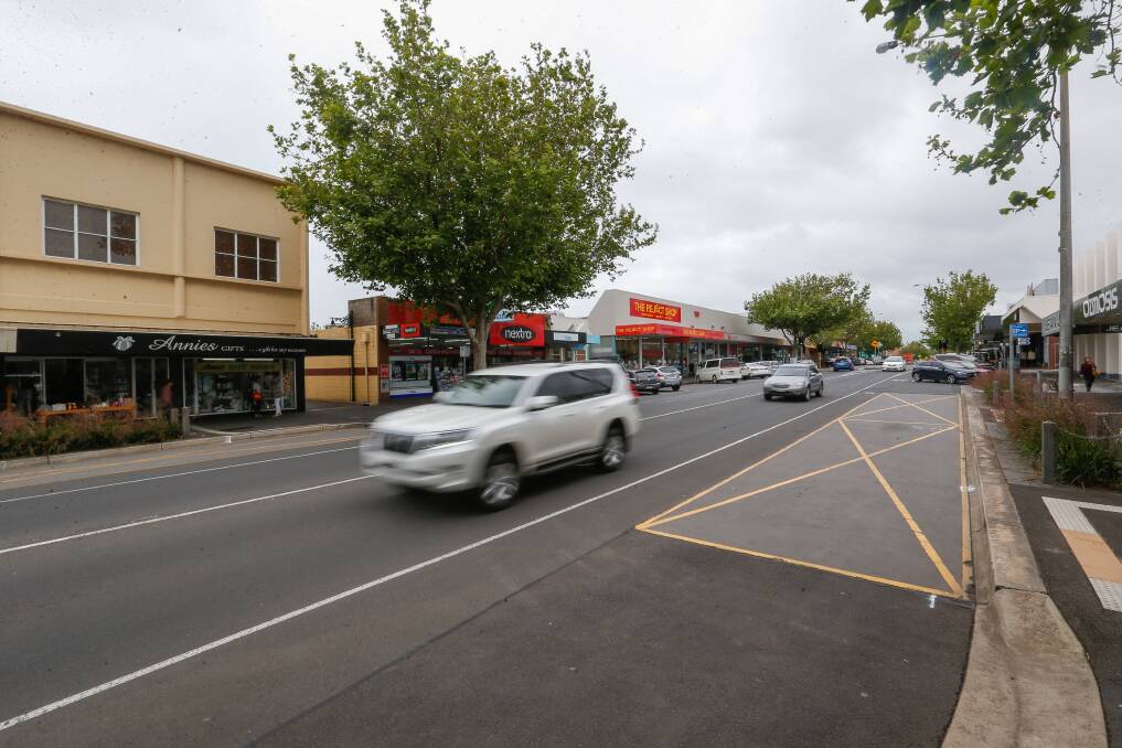 Changes: The former bus exchange on both sides of Koroit Street will be turned into car parks. Picture: Morgan Hancock