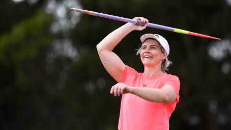 SELECTED: Ballarat javelin star Kathryn Mitchell is off to her fifth Commonwealth Games after being selected in the Australian Athletics team. Picture: Adam Trafford