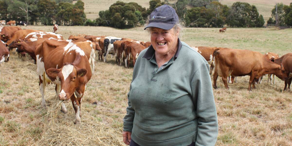 STAYING PUT: Timboon dairy farmer Jan Raleigh says moving off her farm and into town is not an option. She shared her experiences on an Australian Dairy Elders panel at the Australian Dairy Conference.