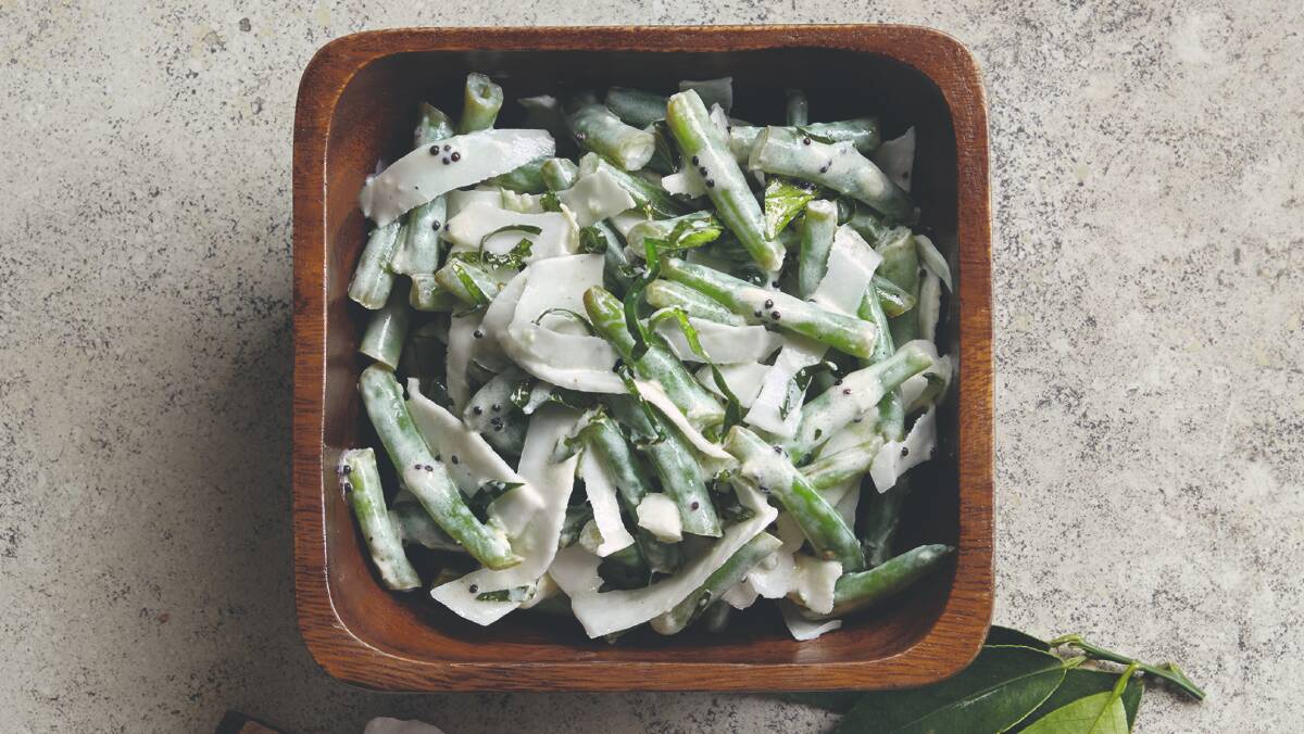 Coconut and green bean salad. Picture supplied