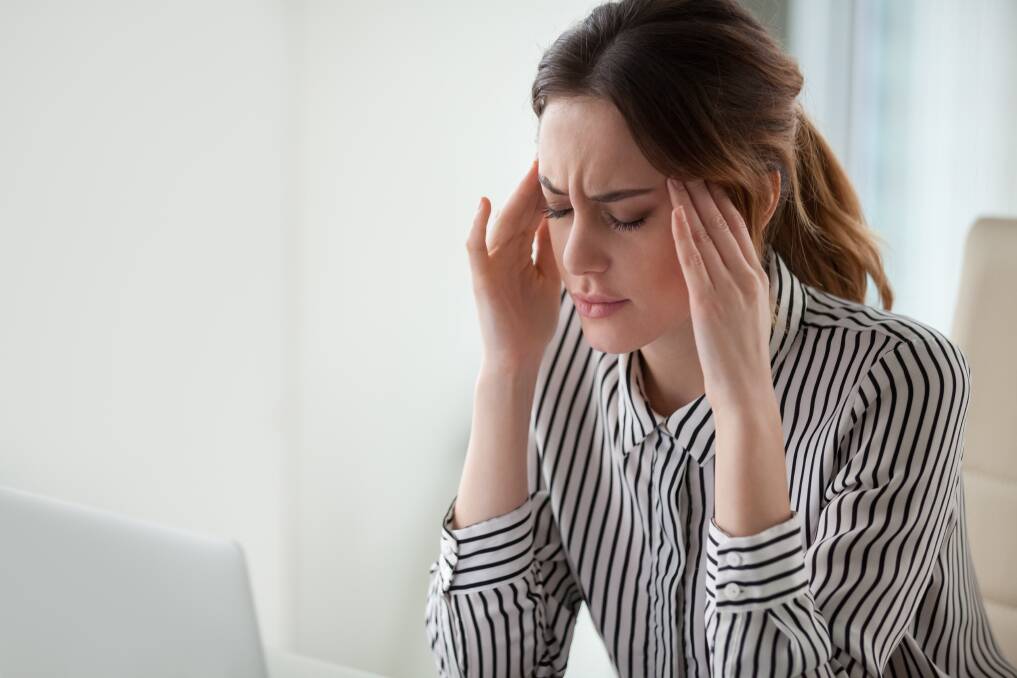 WORLD OF PAIN: Around 52 per cent of the global population has a headache disorder. Picture: Shutterstock.