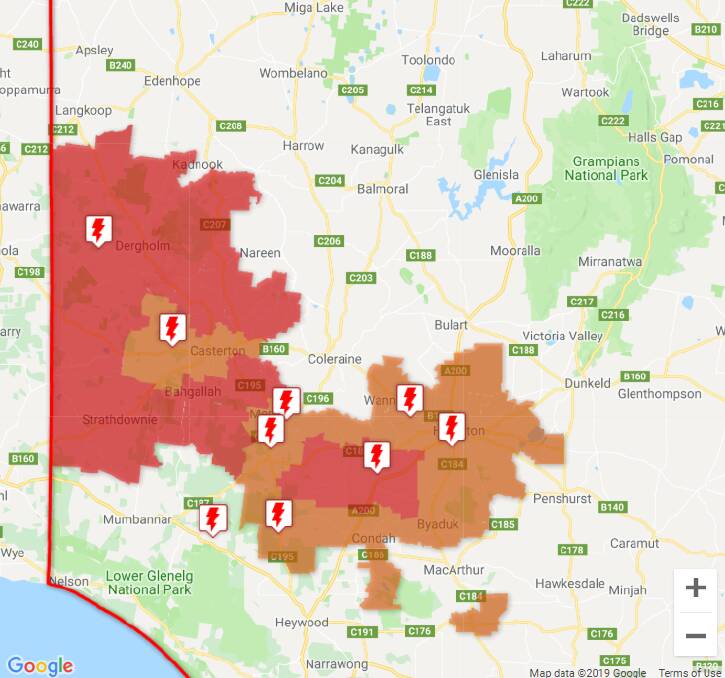 Thousands without power following fault near Merino