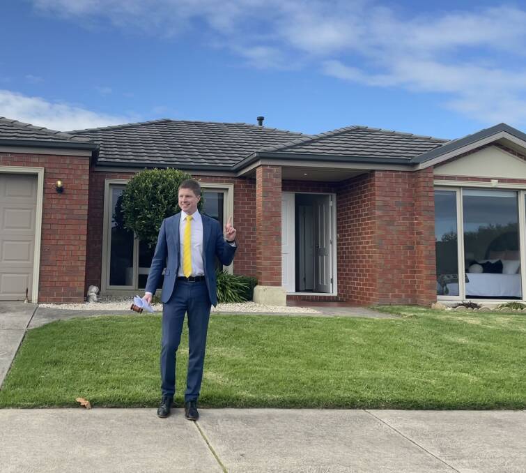 SOLD: A four-bedroom home in North Warrnambool sold above the top end of the range at auction on Saturday. Ray White's Fergus Torpy said the sale followed a peak in buyer inspection inquiries across the region last week. Picture: Jessica Howard