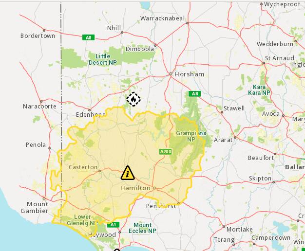 A flood warning has been cancelled for the Glenelg River catchment near Hamilton.