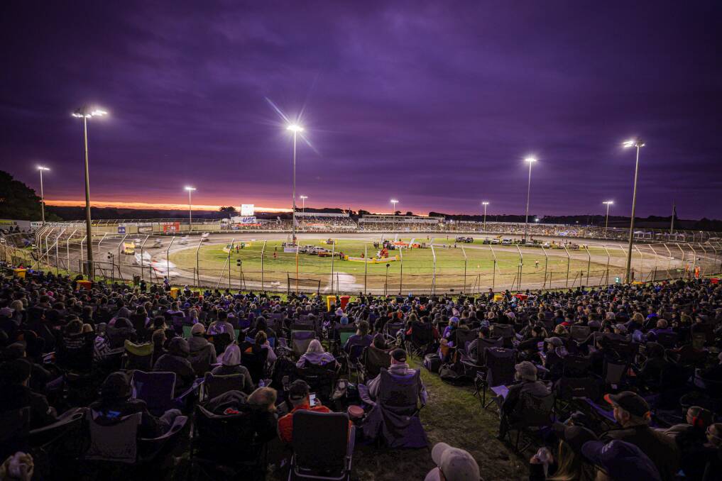 Large crowds gather at the 50th Grand Annual Sprintcar Classic in 2023. Picture file