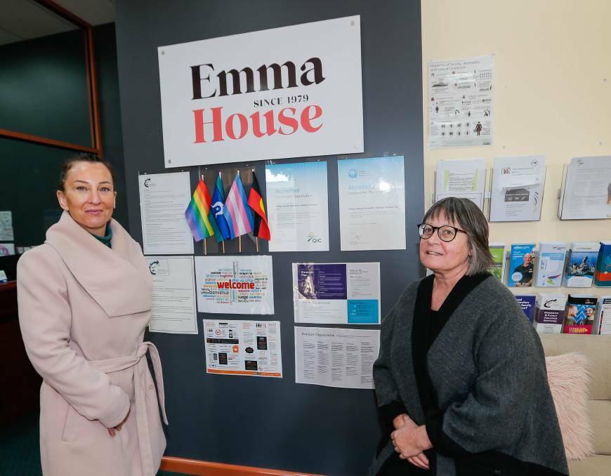 FUNDING: Emma House principal solicitor Jacqui Joseph and executive officer Ruth Isbel were thrilled to receive funding for legal services last year. Picture: Anthony Brady